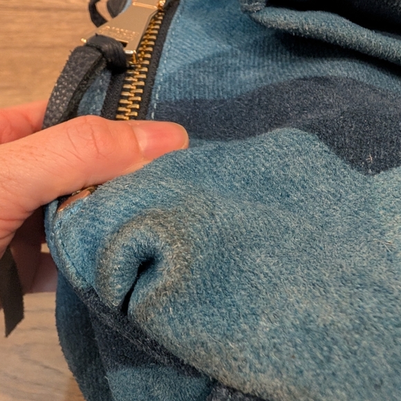 Aimee Kestenberg Blue Geometric Crossbody Bag - Picture 13 of 14